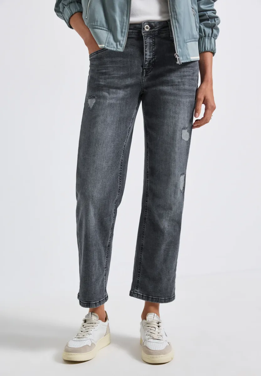 STRAIGHT DESTROYED  - Jeans Relaxed Fit - grau