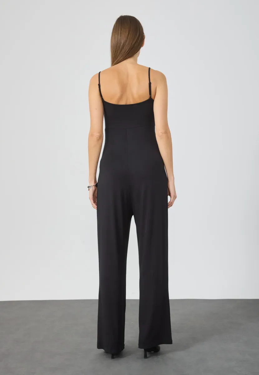 STRAPPY WIDE LEG - Jumpsuit - black