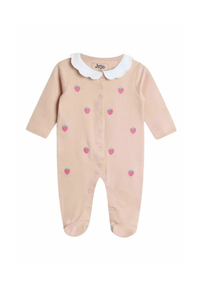 STRAWBERRY COLLARED - Strampler - pink