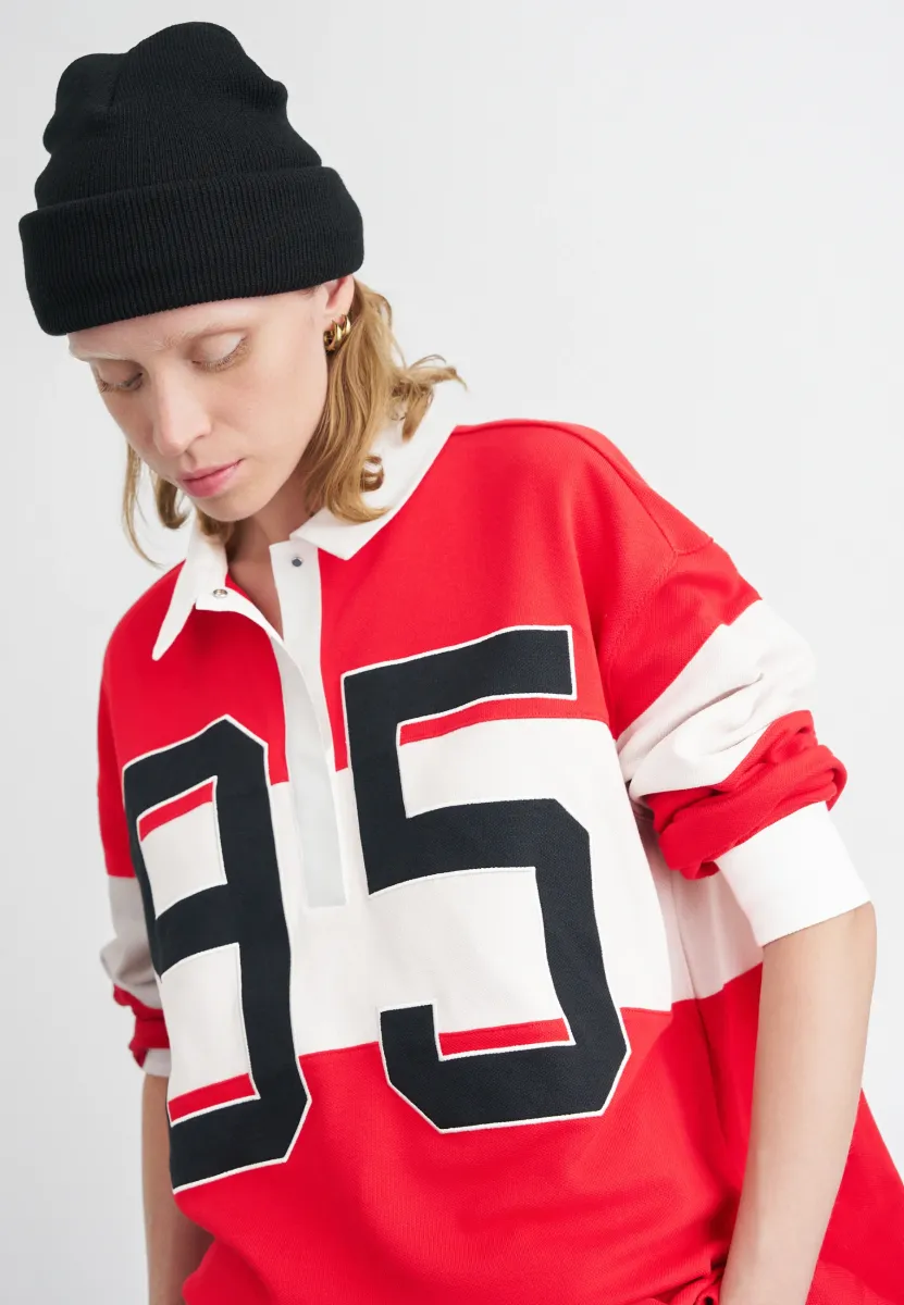 STREET - Langarmshirt - university red/orewood/white
