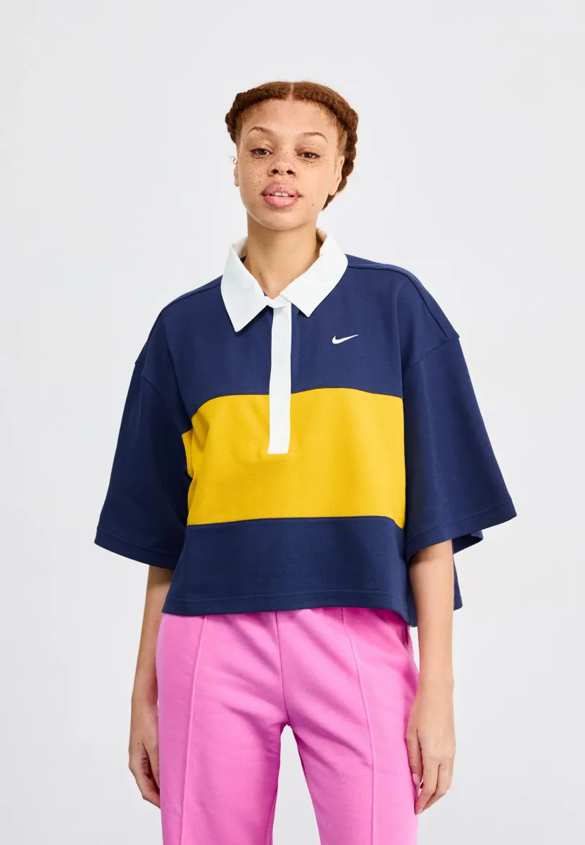 STREET - Poloshirt - midnight navy/dark sulfur/white