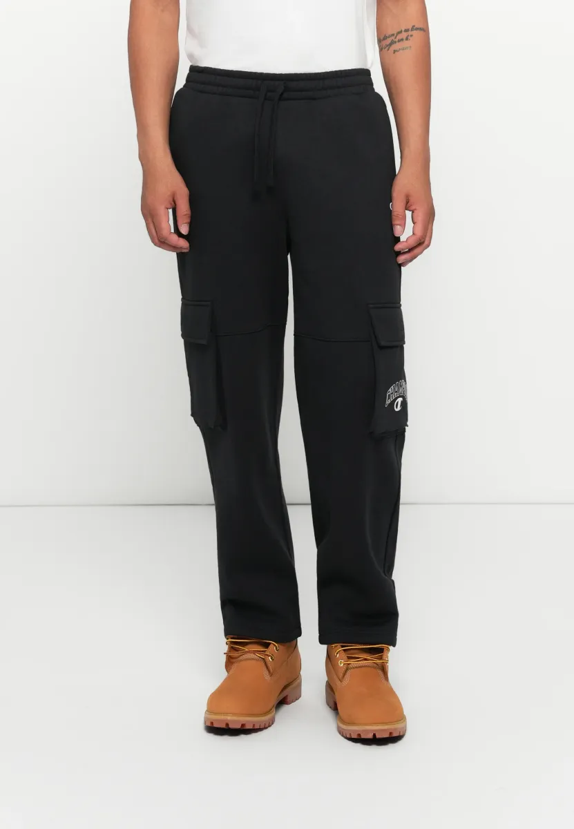 STREET STYLE ELASTIC CUFF PANTS - Jogginghose - black