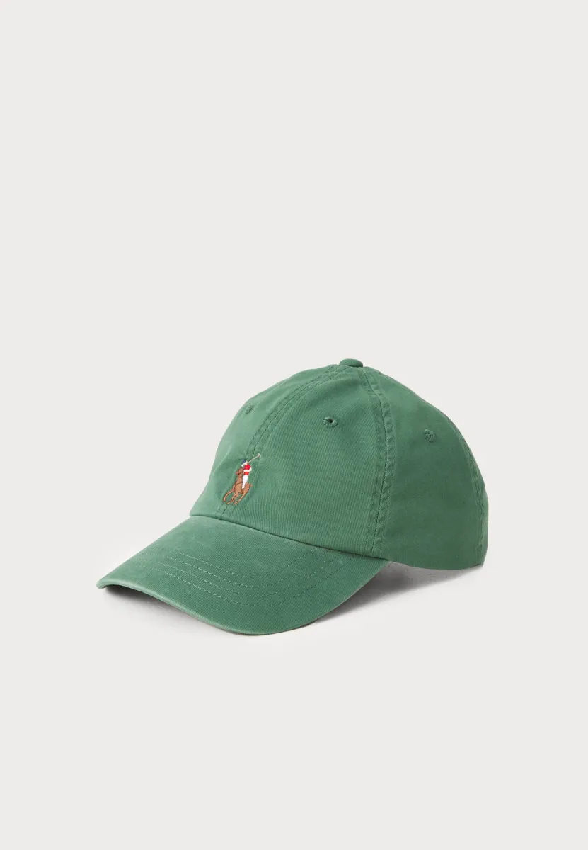 STRETCH-COTTON TWILL BALL CAP - Cap - washed forest