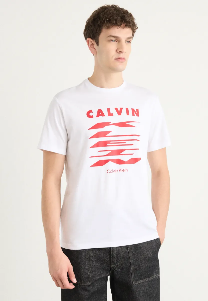 STRETCH GRAPHIC - T-Shirt print - brilliant white