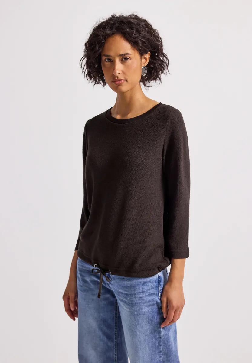 STRICK-LOOK - Strickpullover - braun