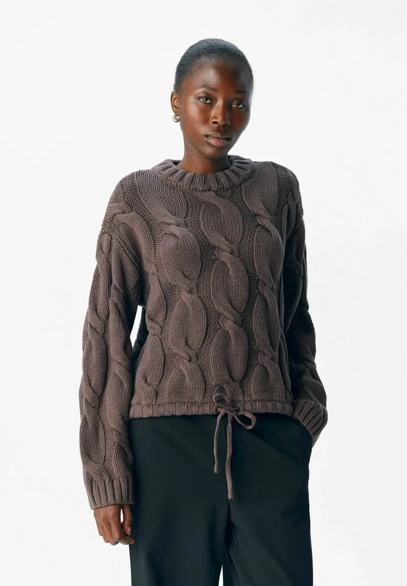 STRICK - Strickpullover - seal brown