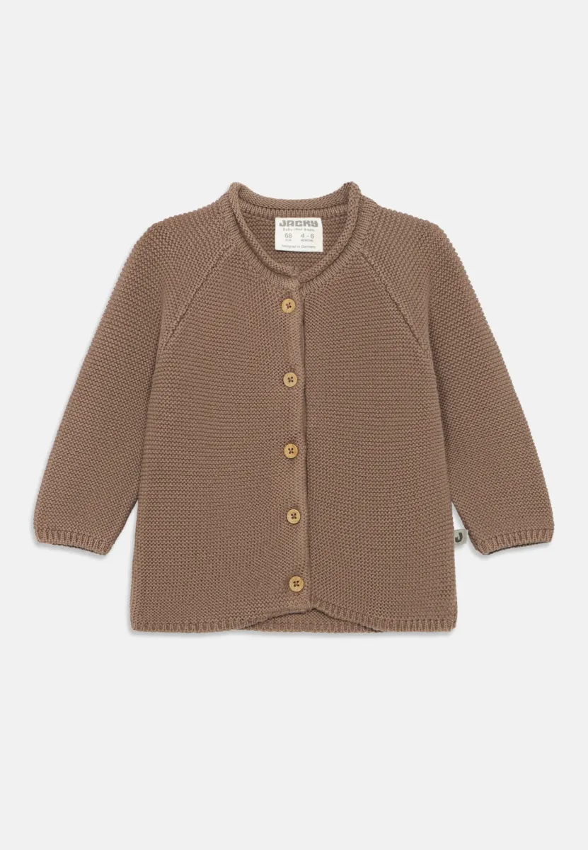 STRICK UNISEX - Strickjacke - mokka mocha