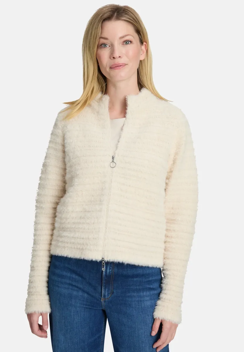 Strickjacke - beige