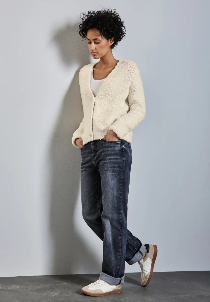 Strickjacke - beige