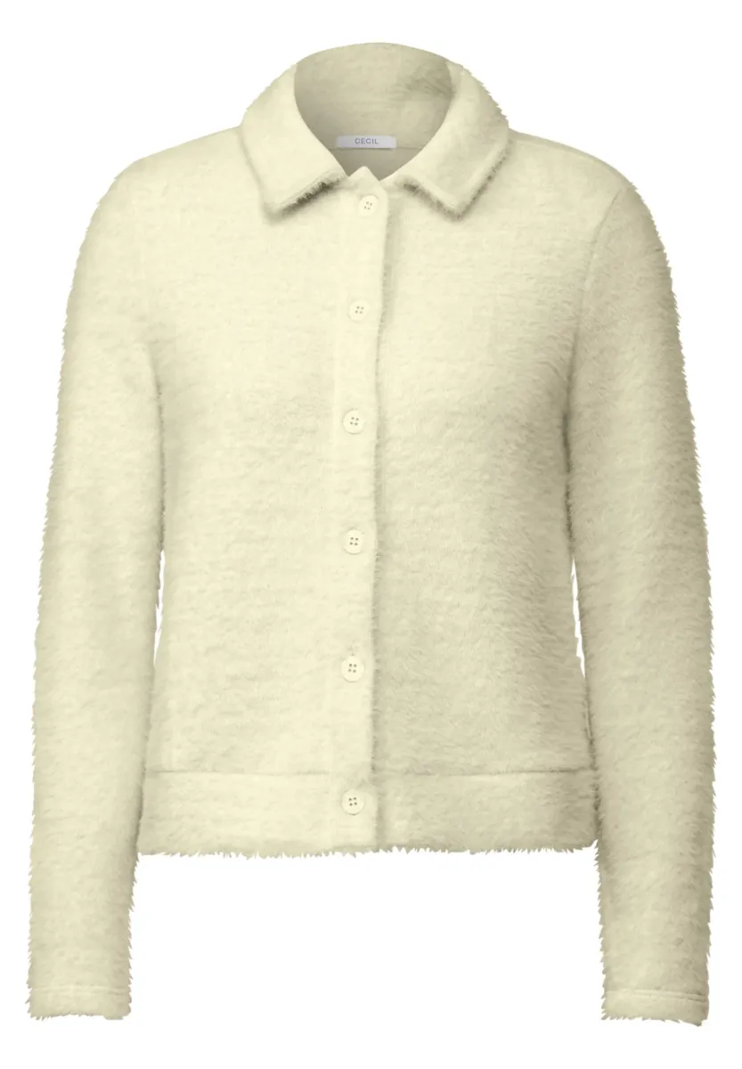 Strickjacke - beige