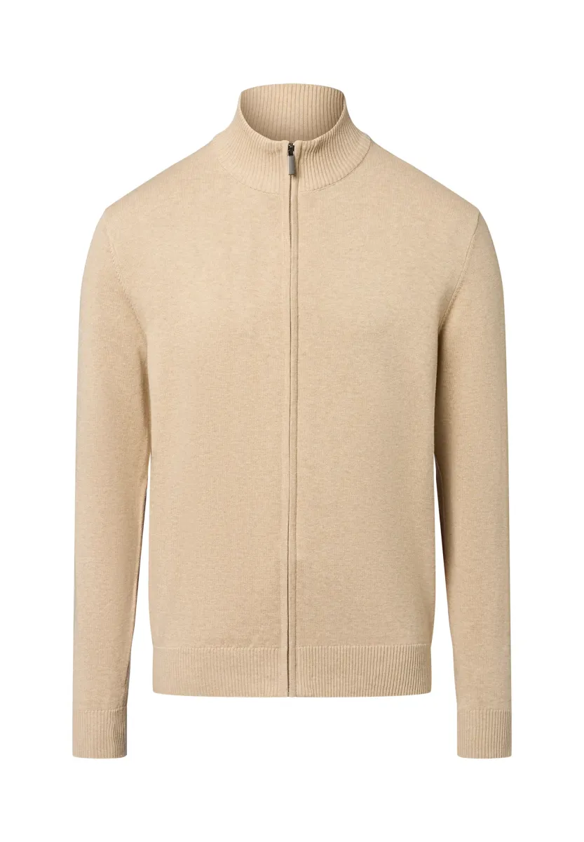 Strickjacke - beige