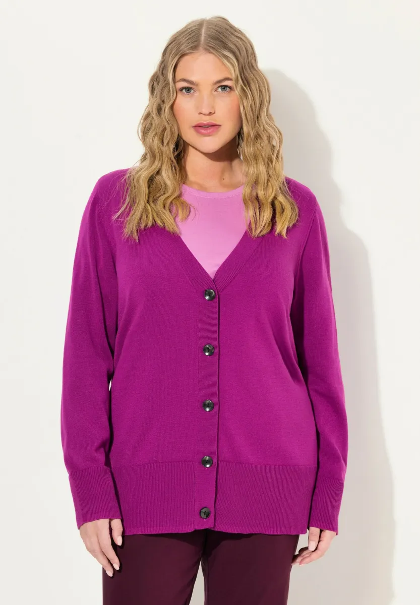 Strickjacke - berry