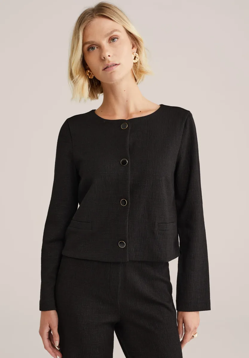 Strickjacke - black
