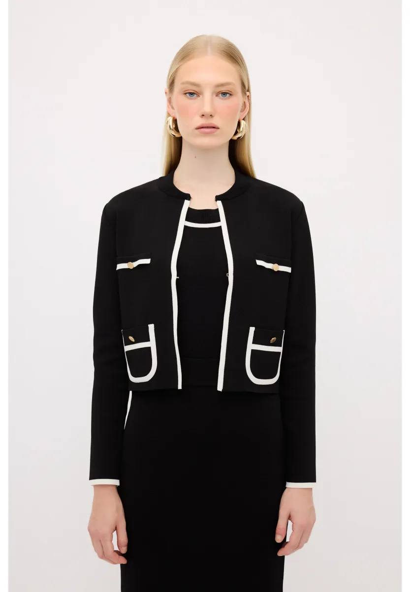 Strickjacke - Black