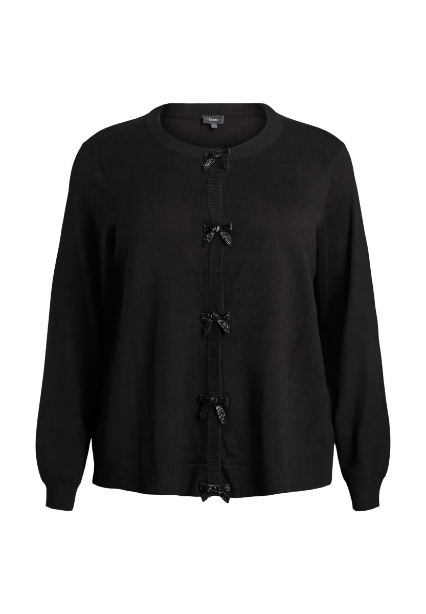 Strickjacke - black