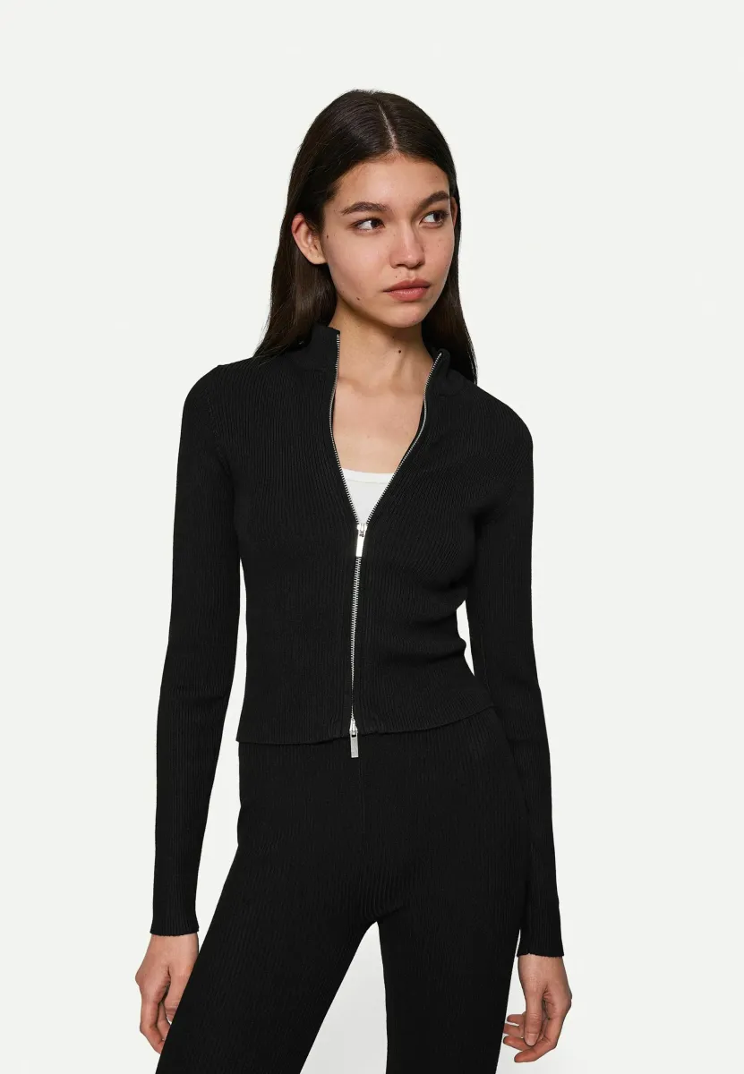 Strickjacke - black
