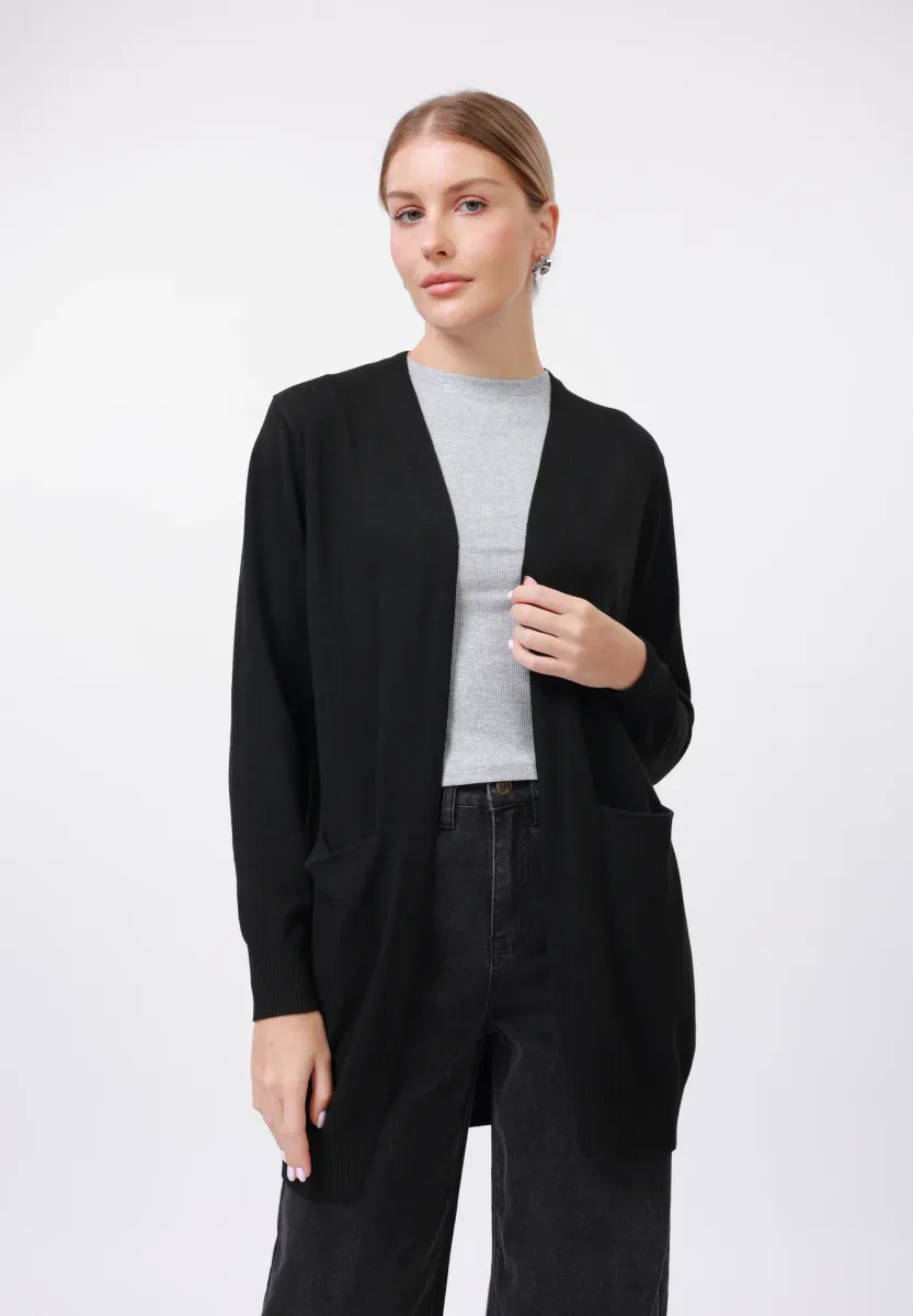 Strickjacke - black