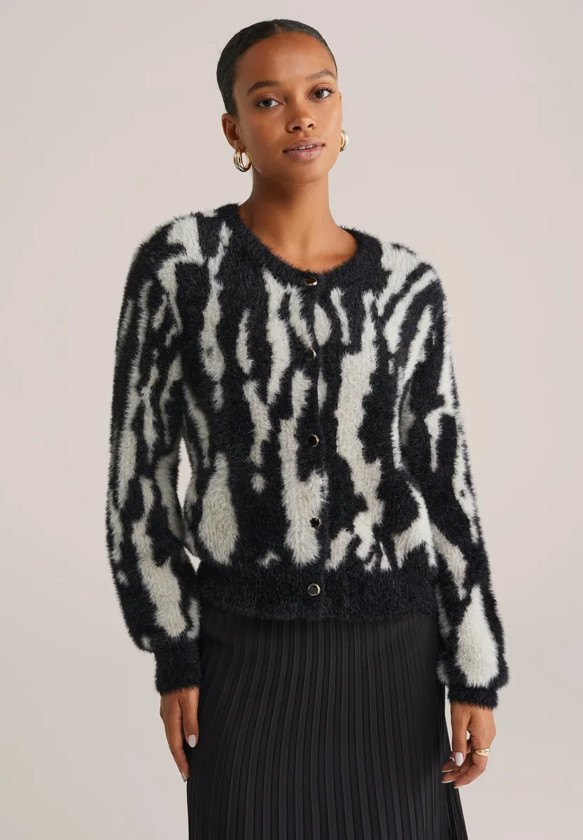 Strickjacke - black