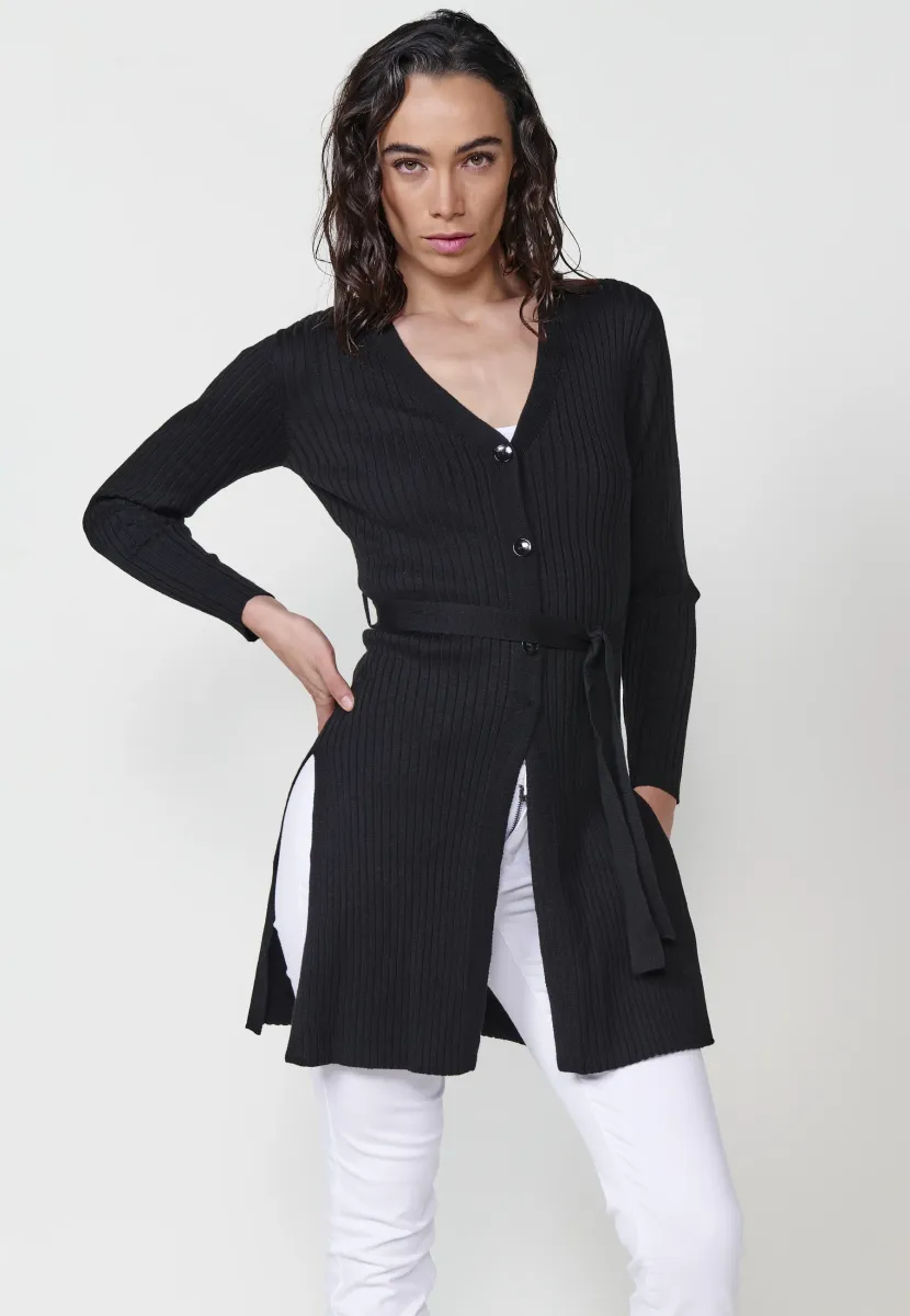 Strickjacke - black