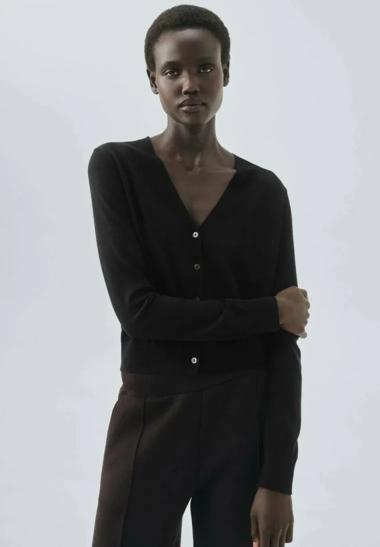 Strickjacke - black
