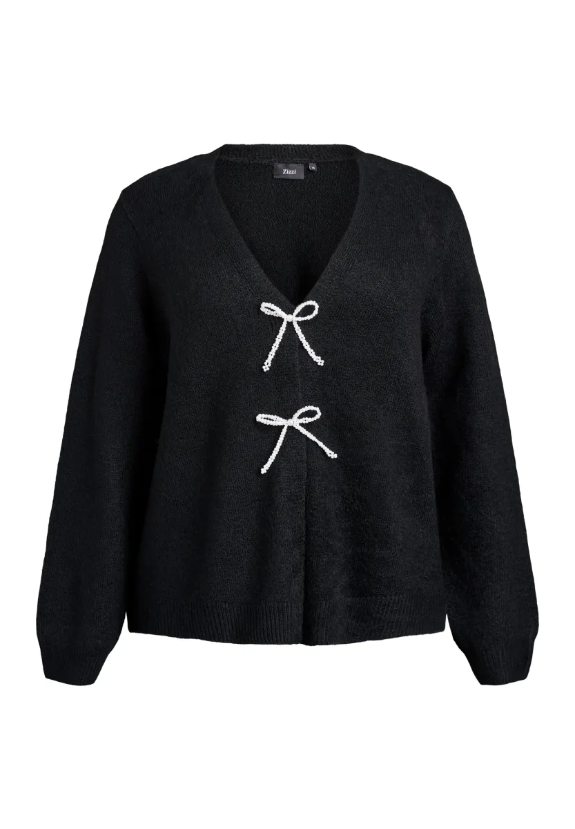 Strickjacke - black