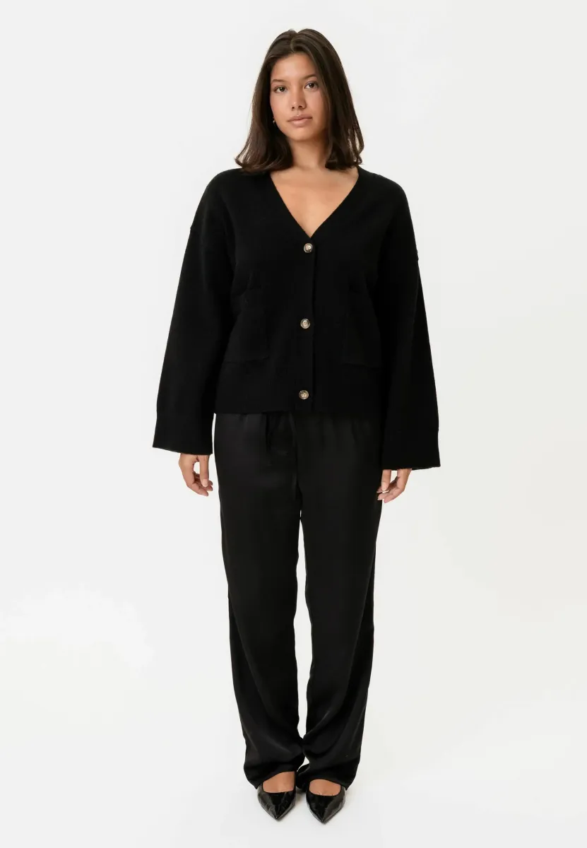 Strickjacke - black