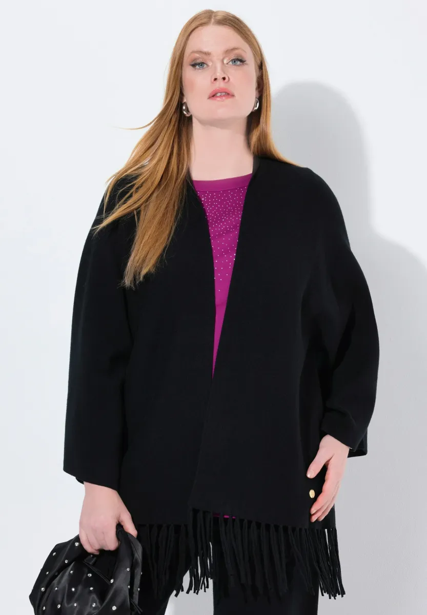 Strickjacke - black