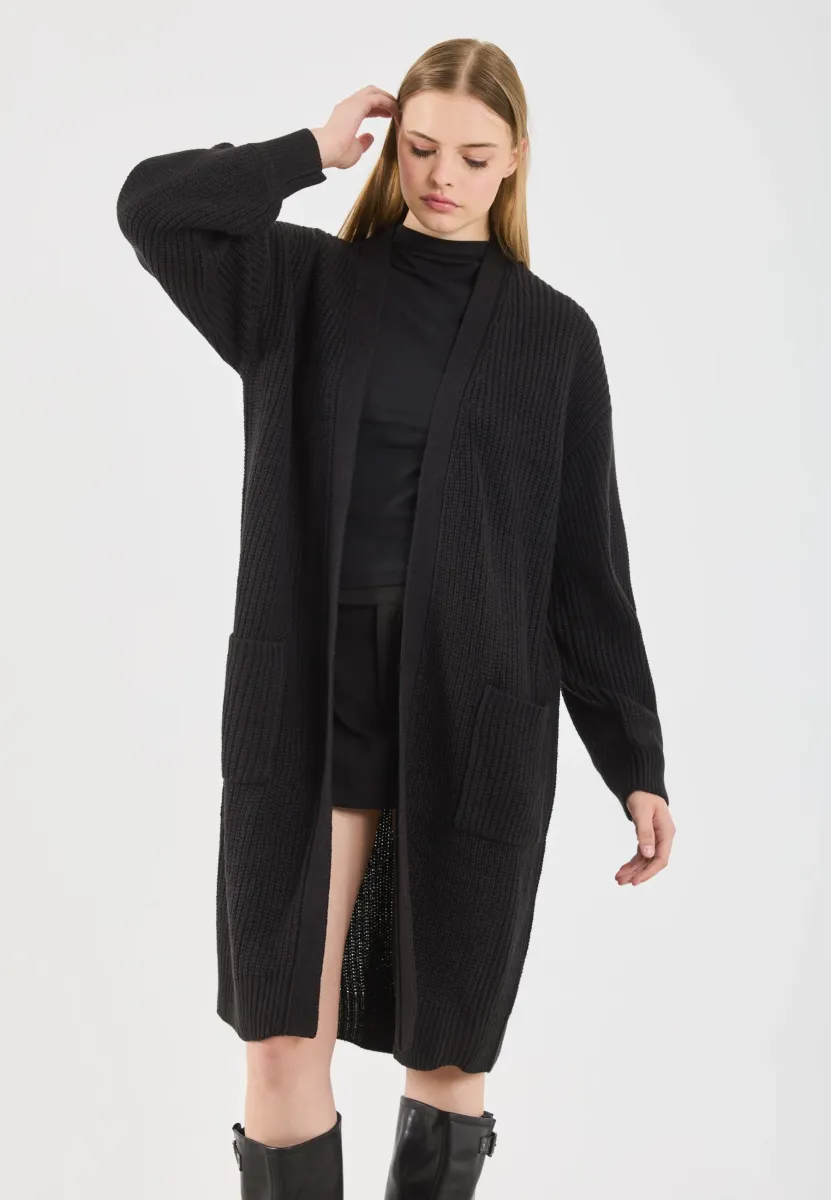 Strickjacke - black