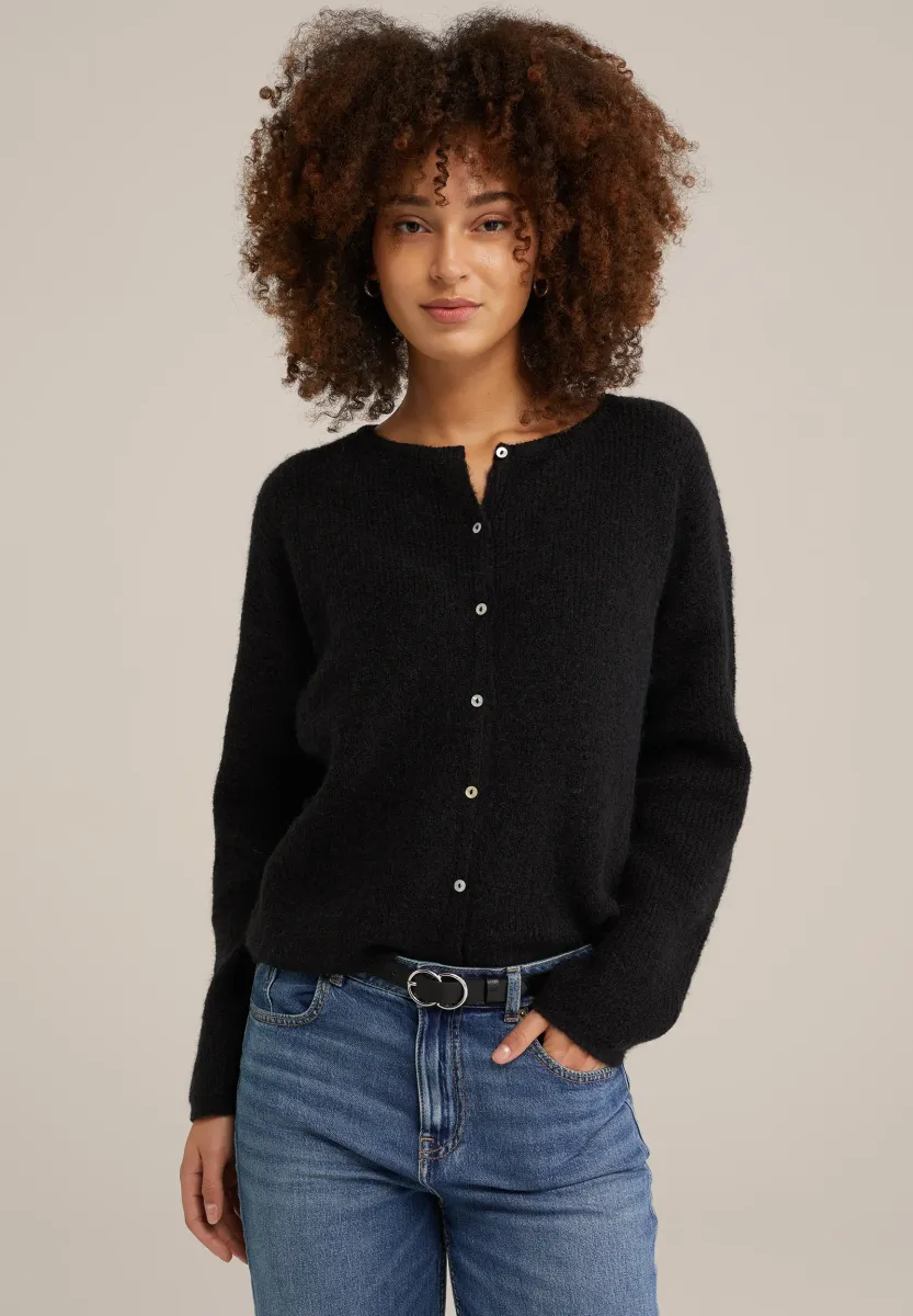 Strickjacke - black
