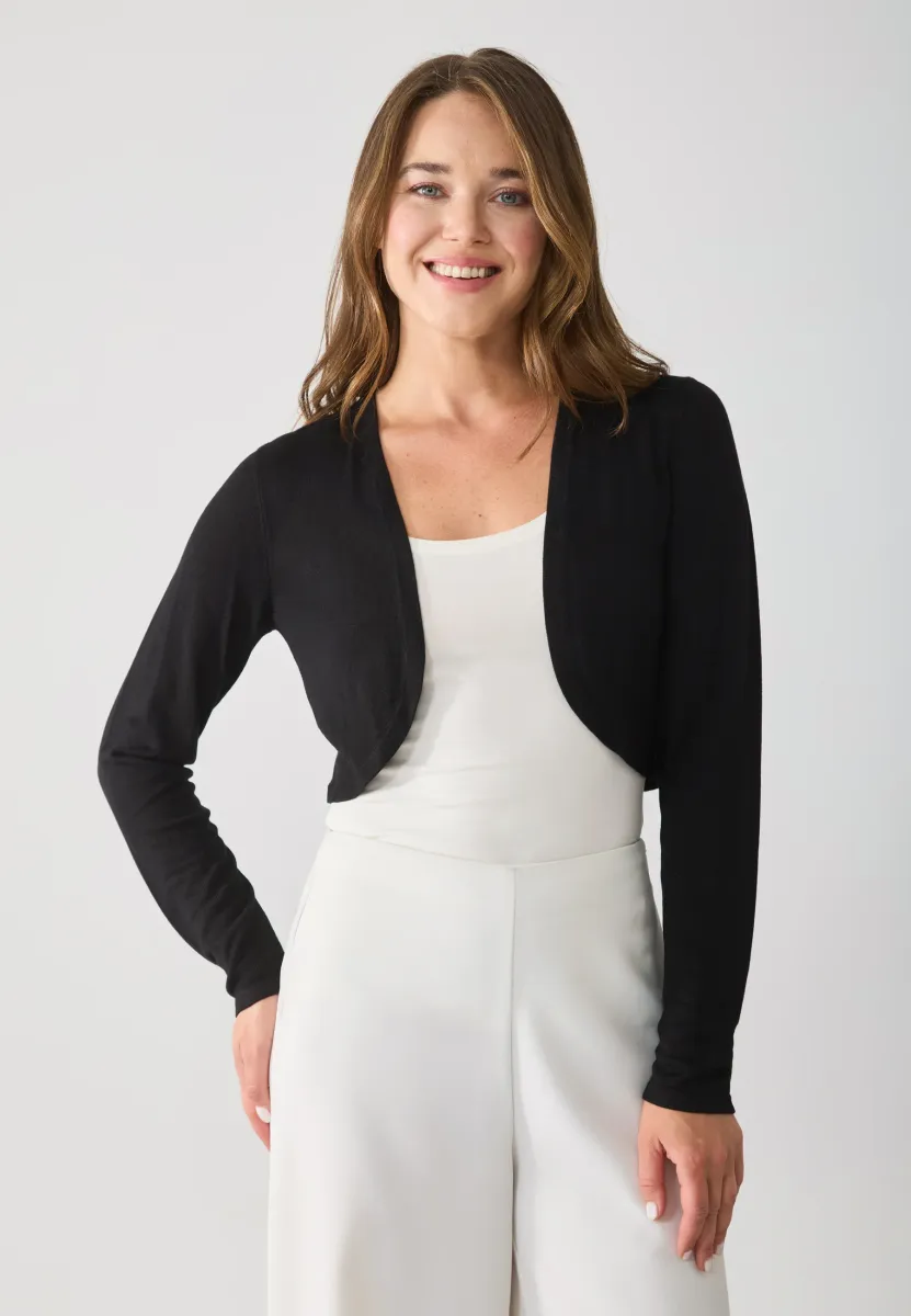 Strickjacke - black