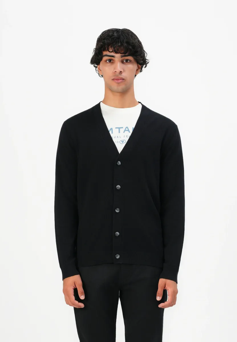 Strickjacke - black
