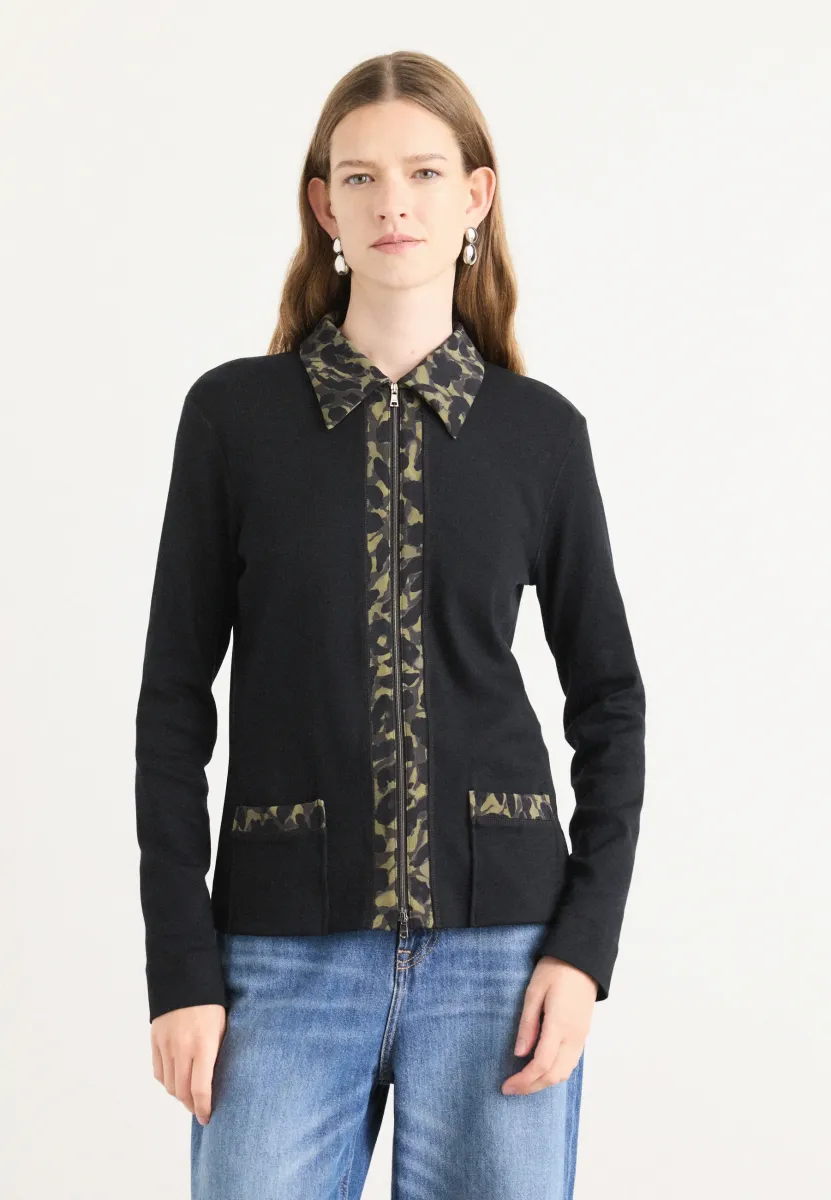 Strickjacke - black