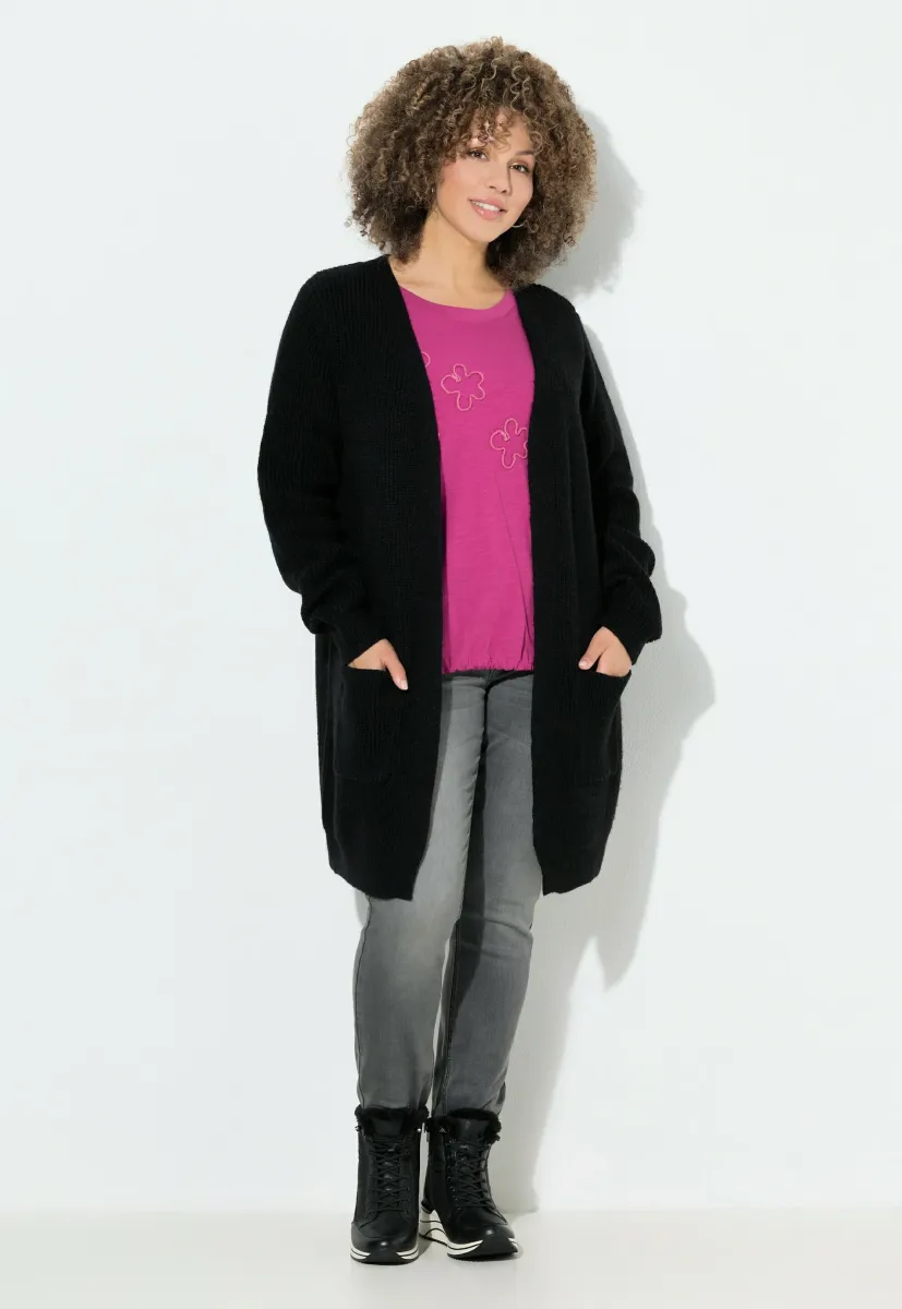 Strickjacke - black