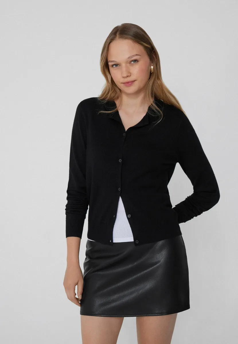Strickjacke - black