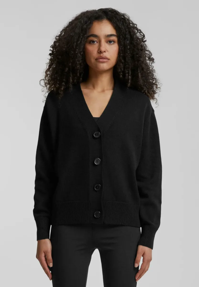 Strickjacke - black