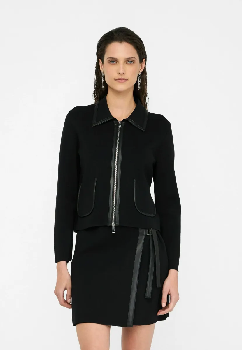 Strickjacke - black