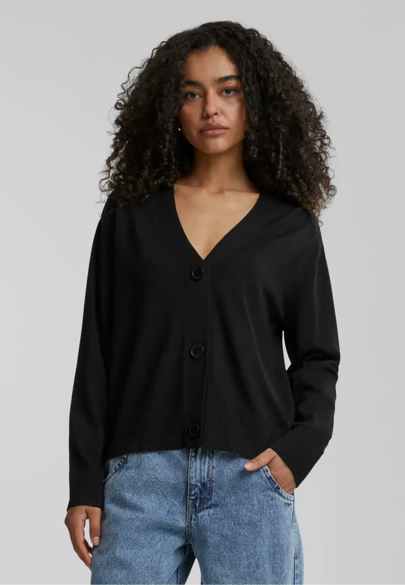 Strickjacke - black