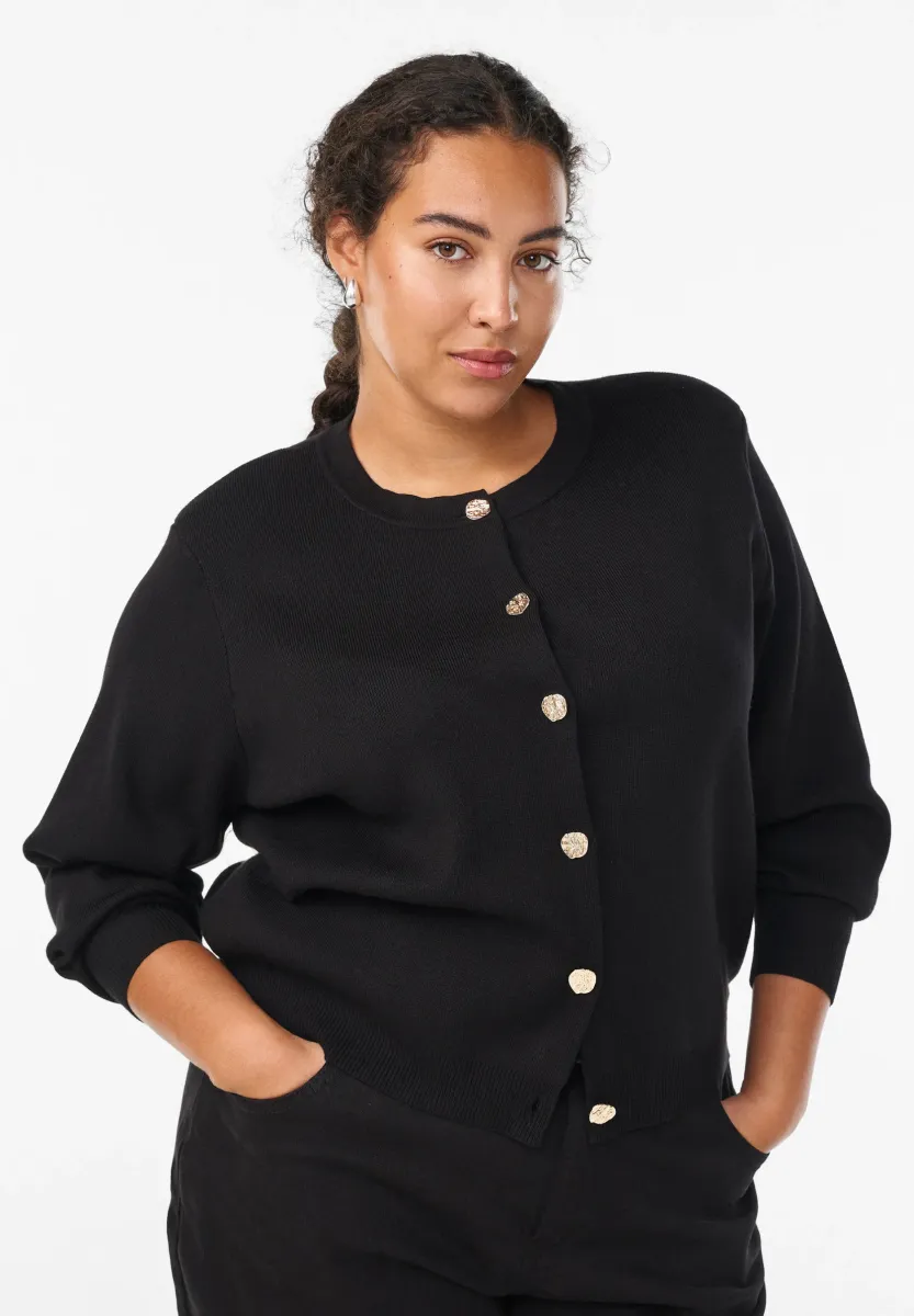 Strickjacke - black