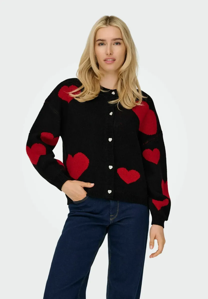 Strickjacke - black