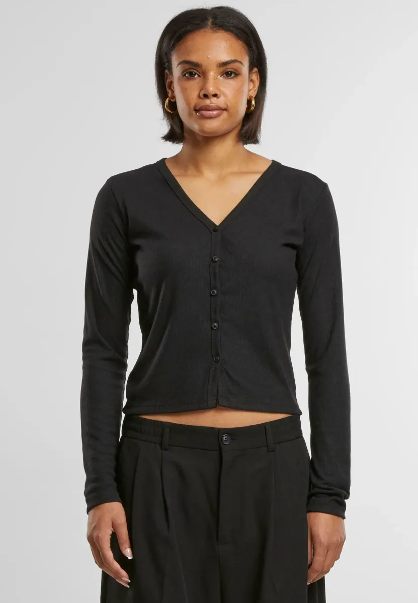 Strickjacke - black
