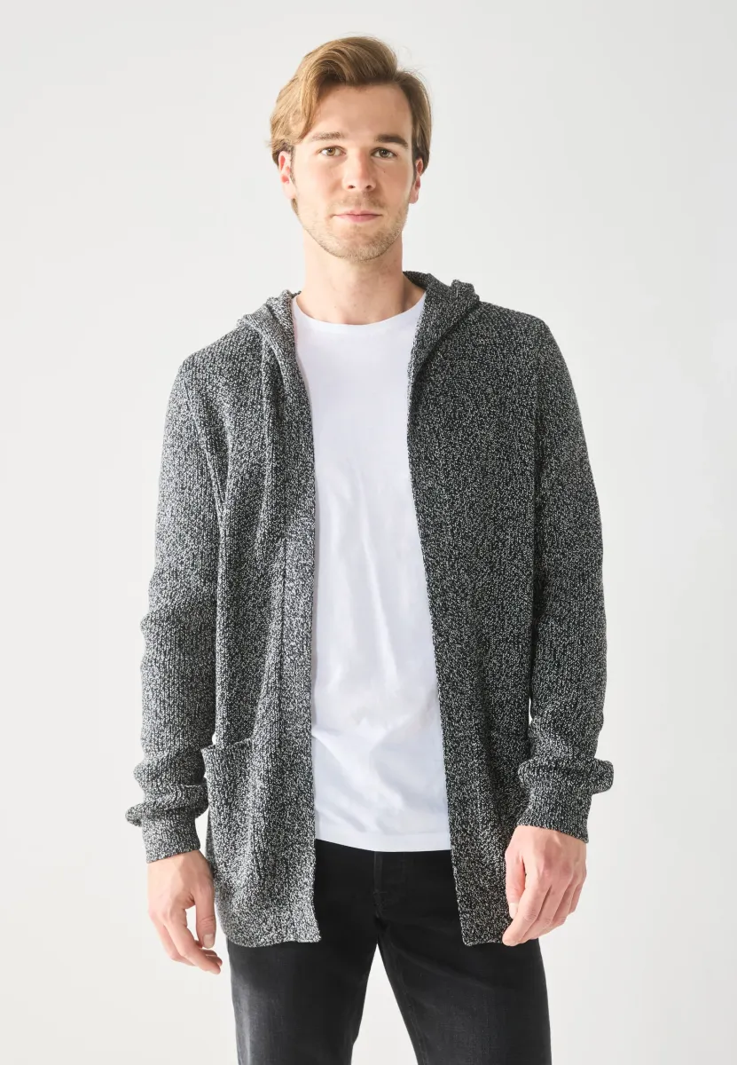 Strickjacke - black/white