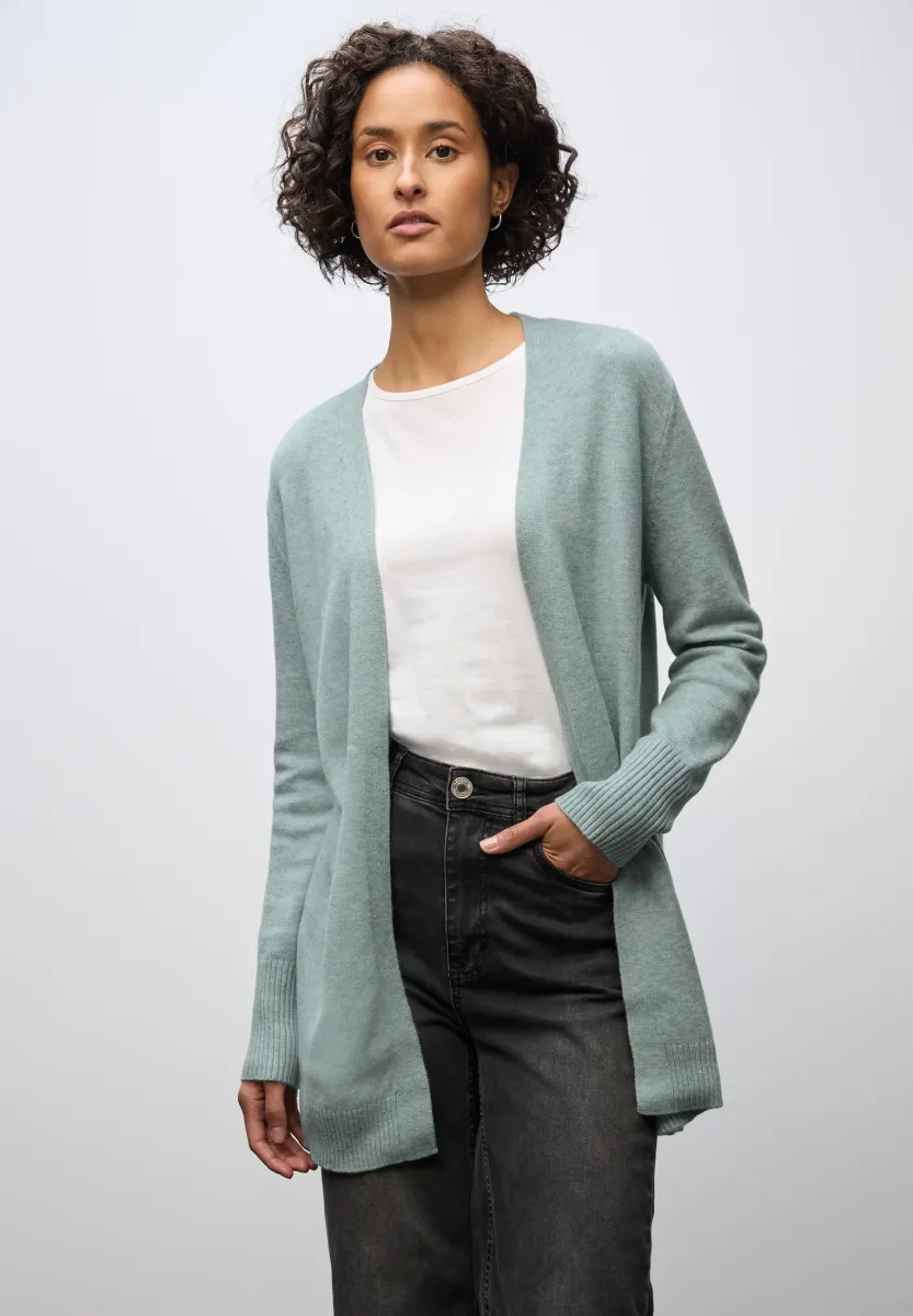 Strickjacke - blau