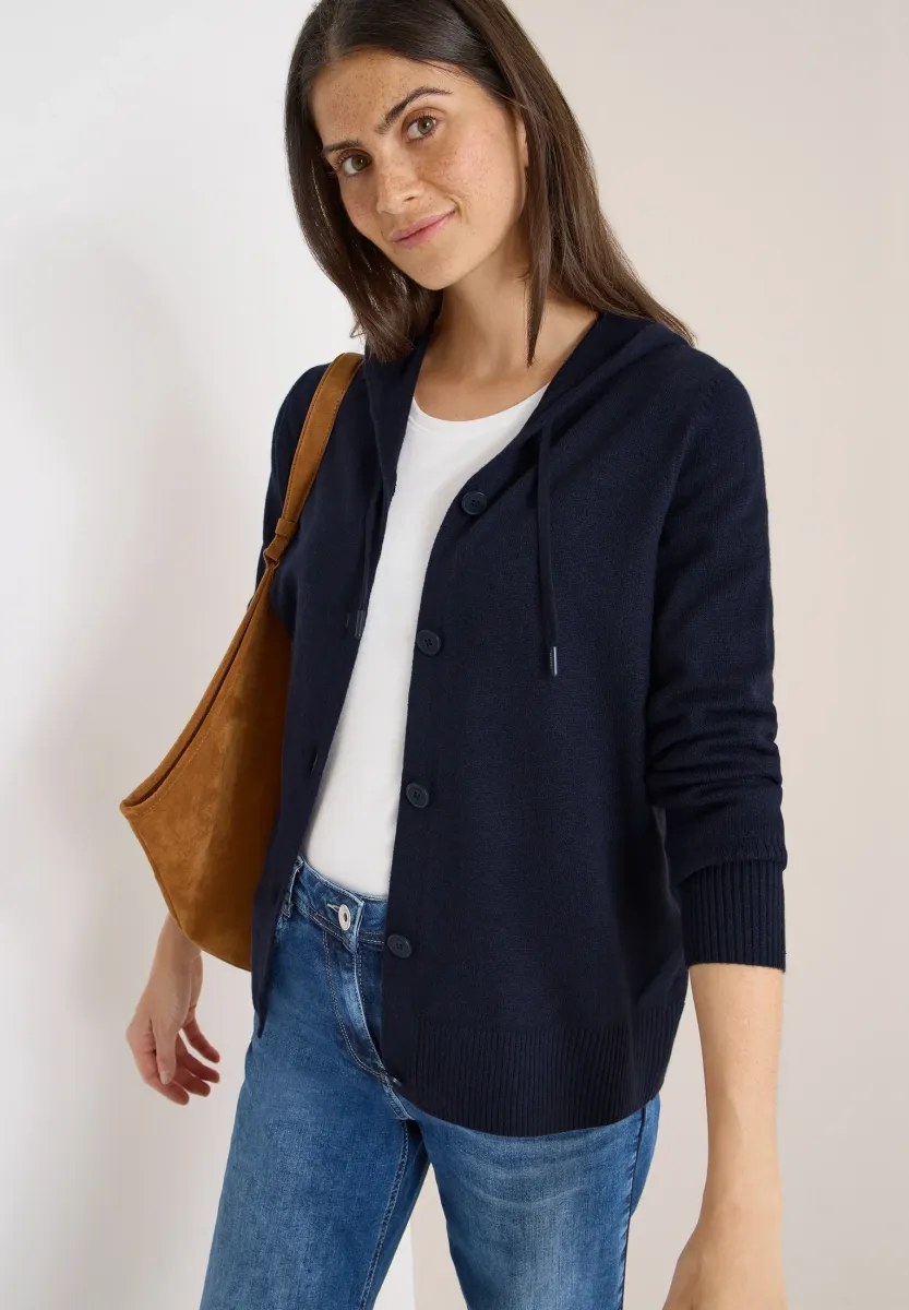 Strickjacke - blau