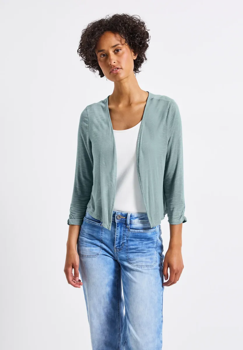 Strickjacke - blau