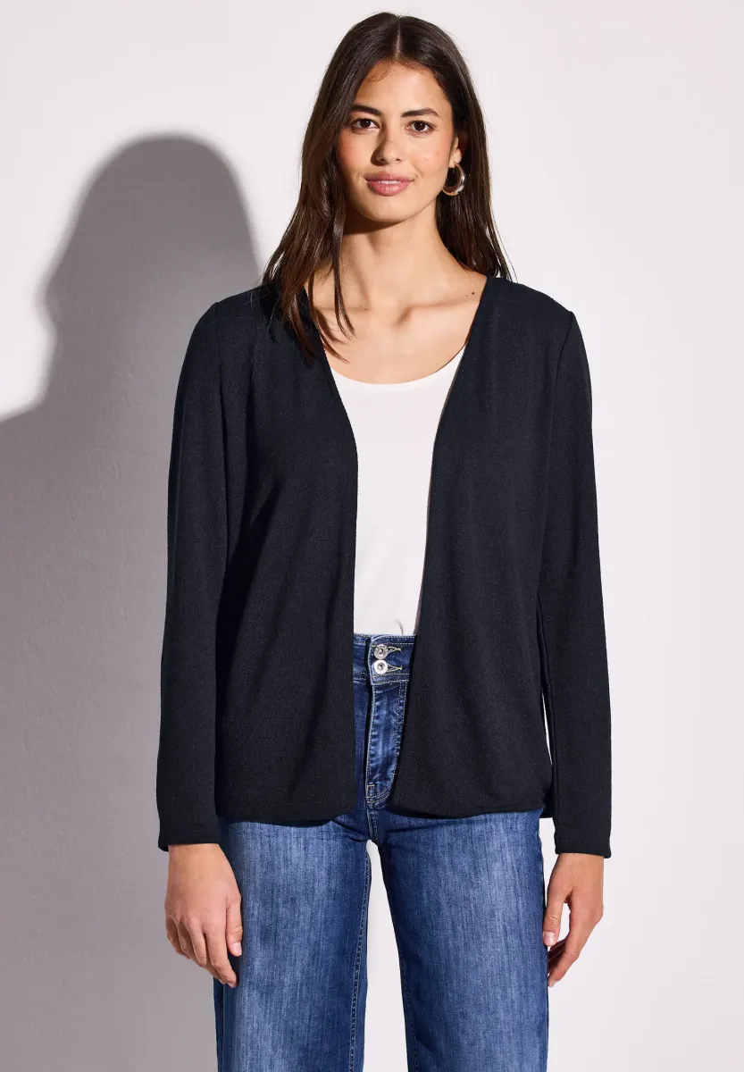 Strickjacke - blau