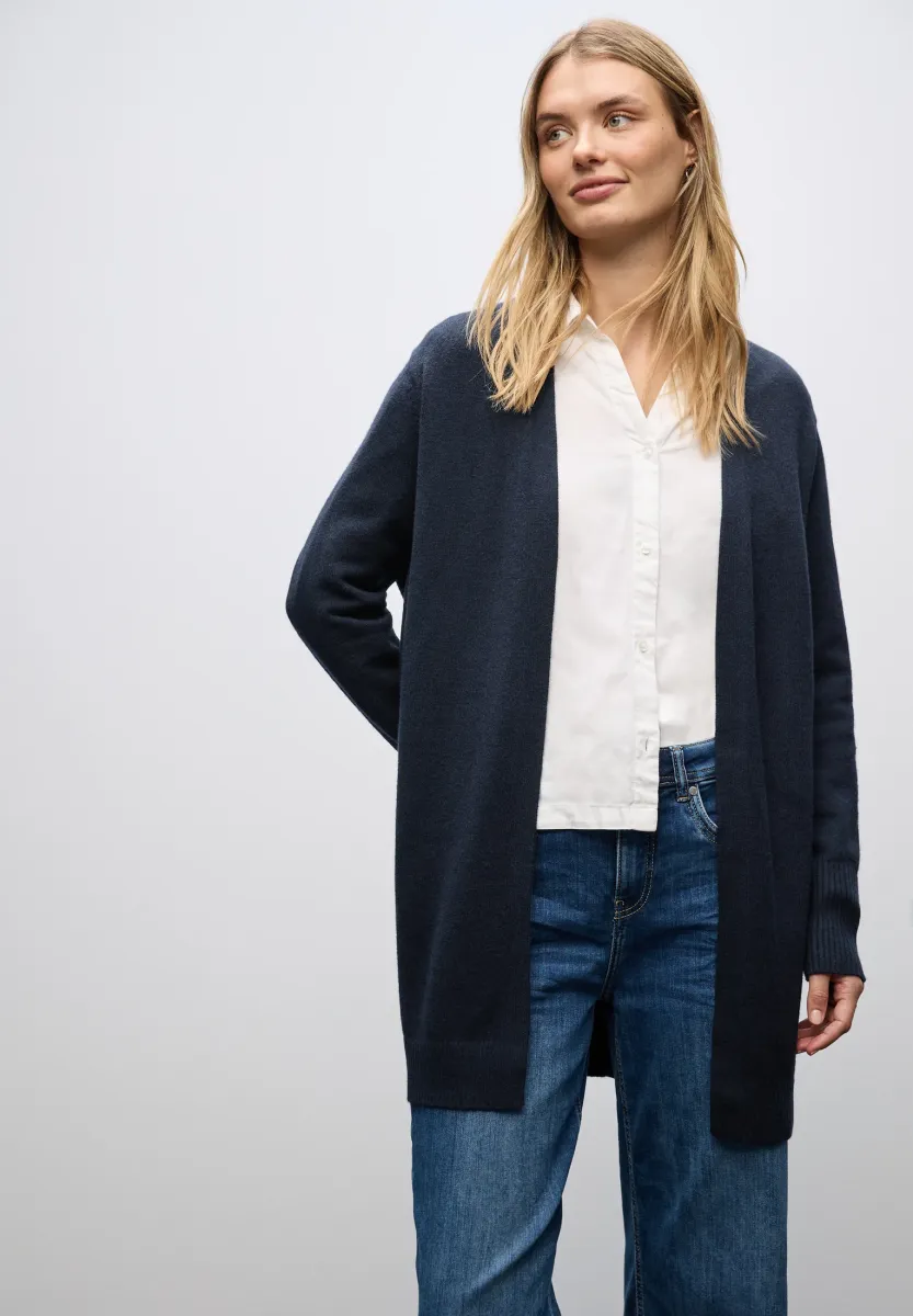 Strickjacke - blau
