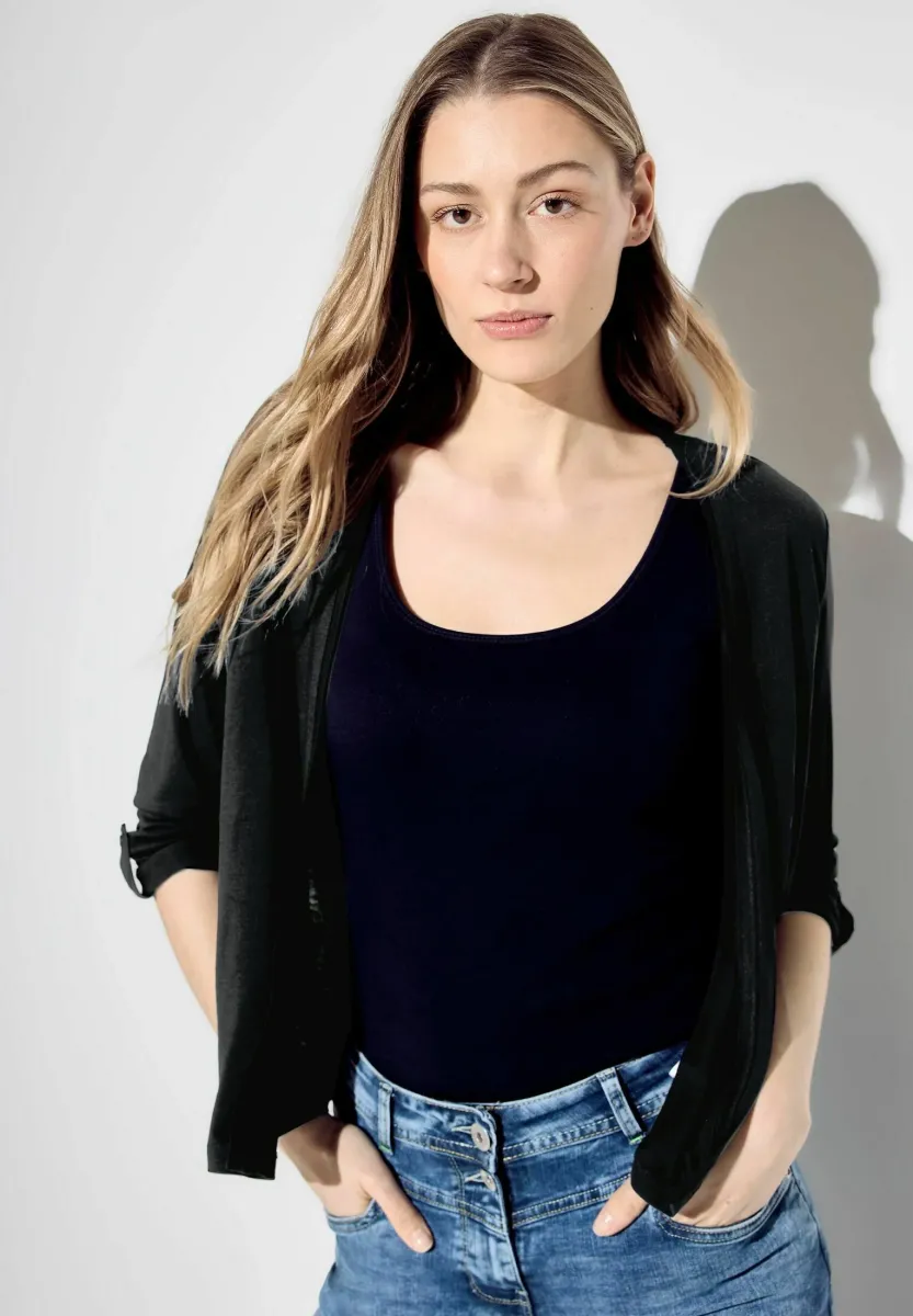 Strickjacke - blau