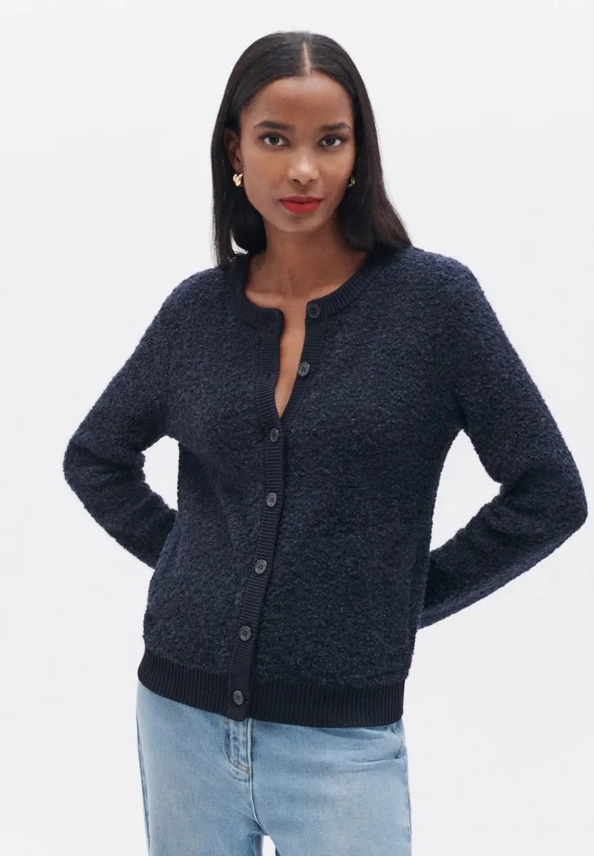 Strickjacke - bleu marine