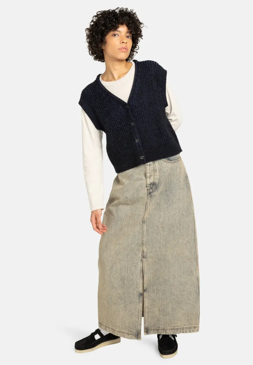 Strickjacke - blue
