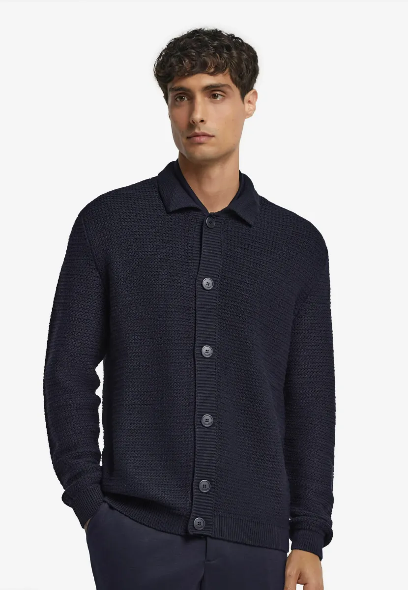 Strickjacke - blue